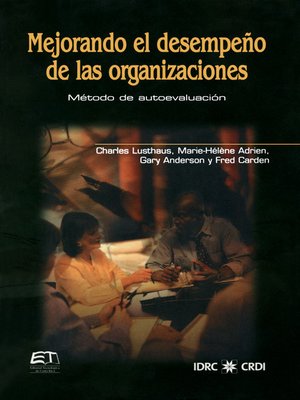 cover image of Mejorando el desempeño de las organizaciones